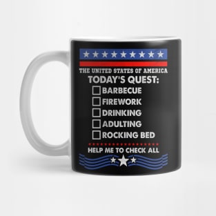 Today's Quest | 4th Of July Mug